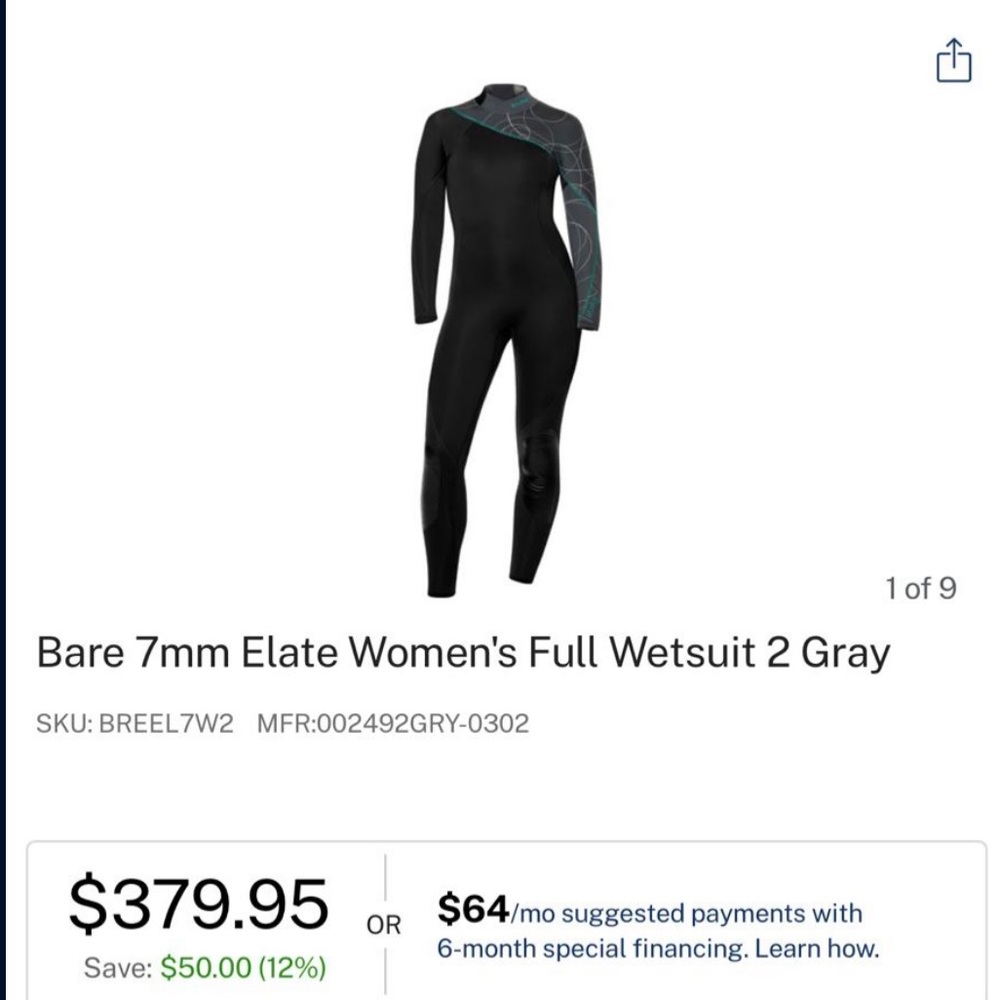 Bare 7mm Women’s Wetsuit